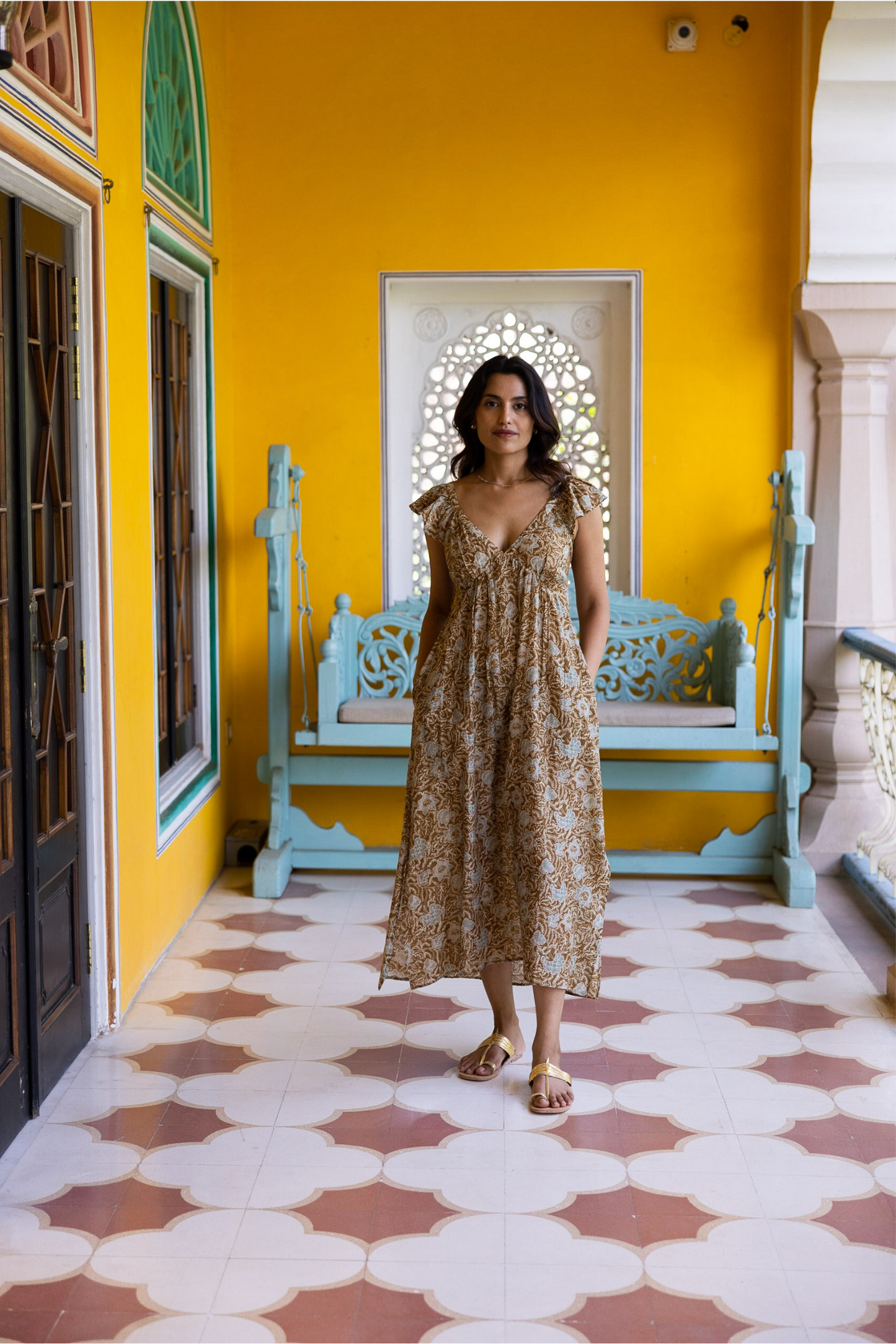 Becca Dress - Sepia