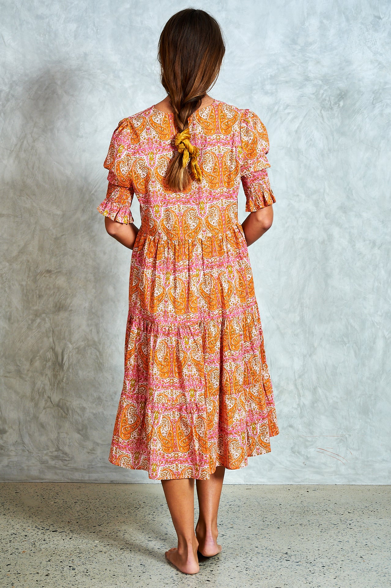 Molly Dress - Paisley Pink