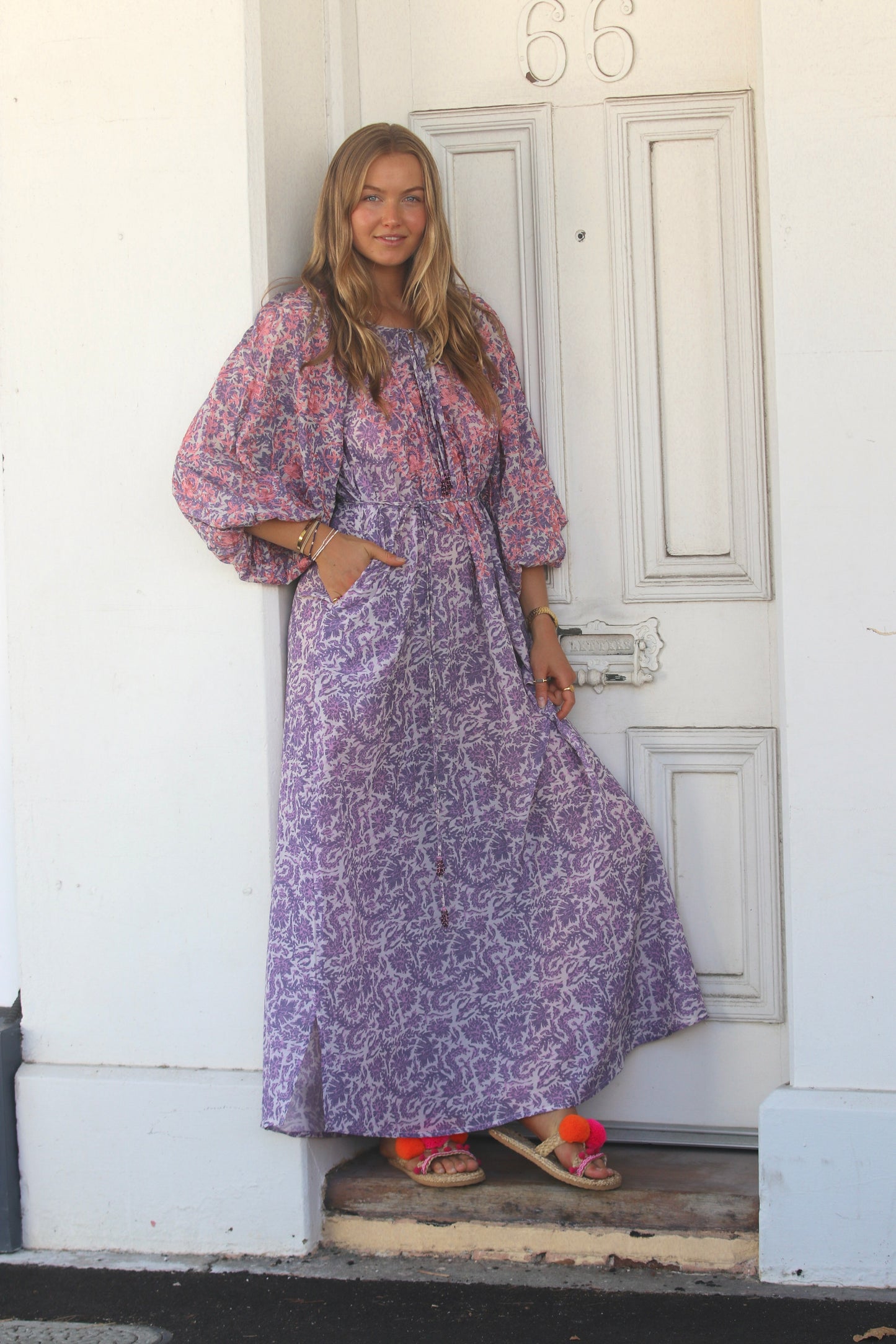 Mandawa Kaftan - Baingani Lilac