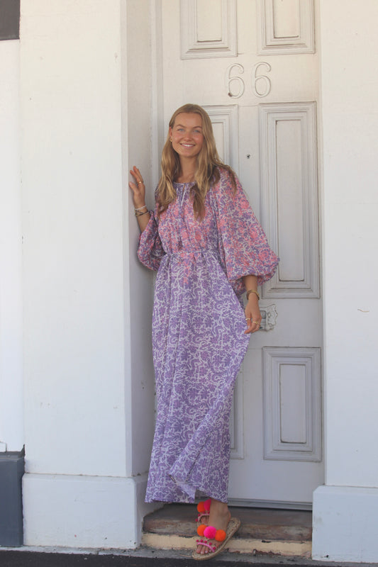 Mandawa Kaftan - Baingani Lilac