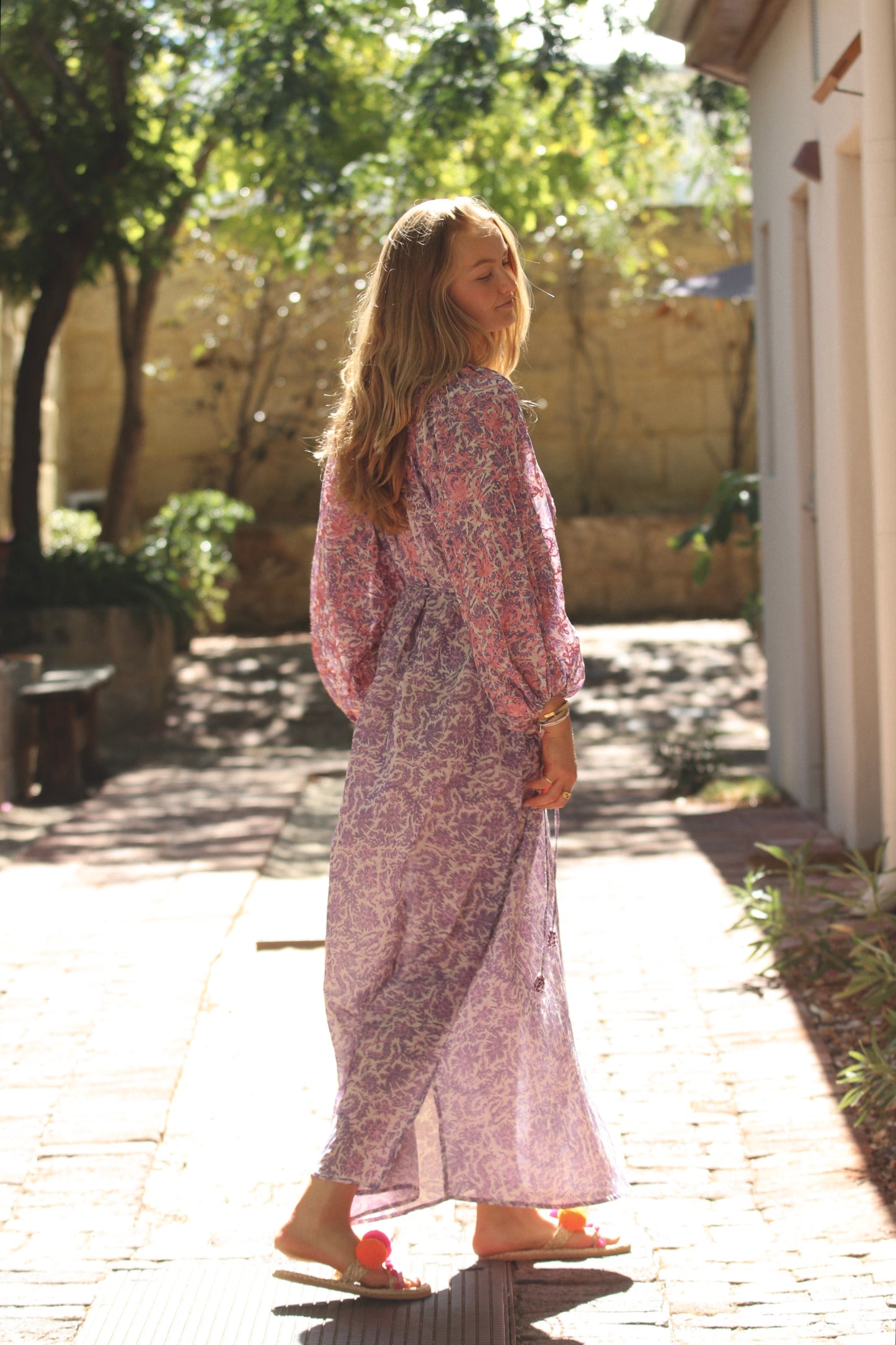Mandawa Kaftan - Baingani Lilac