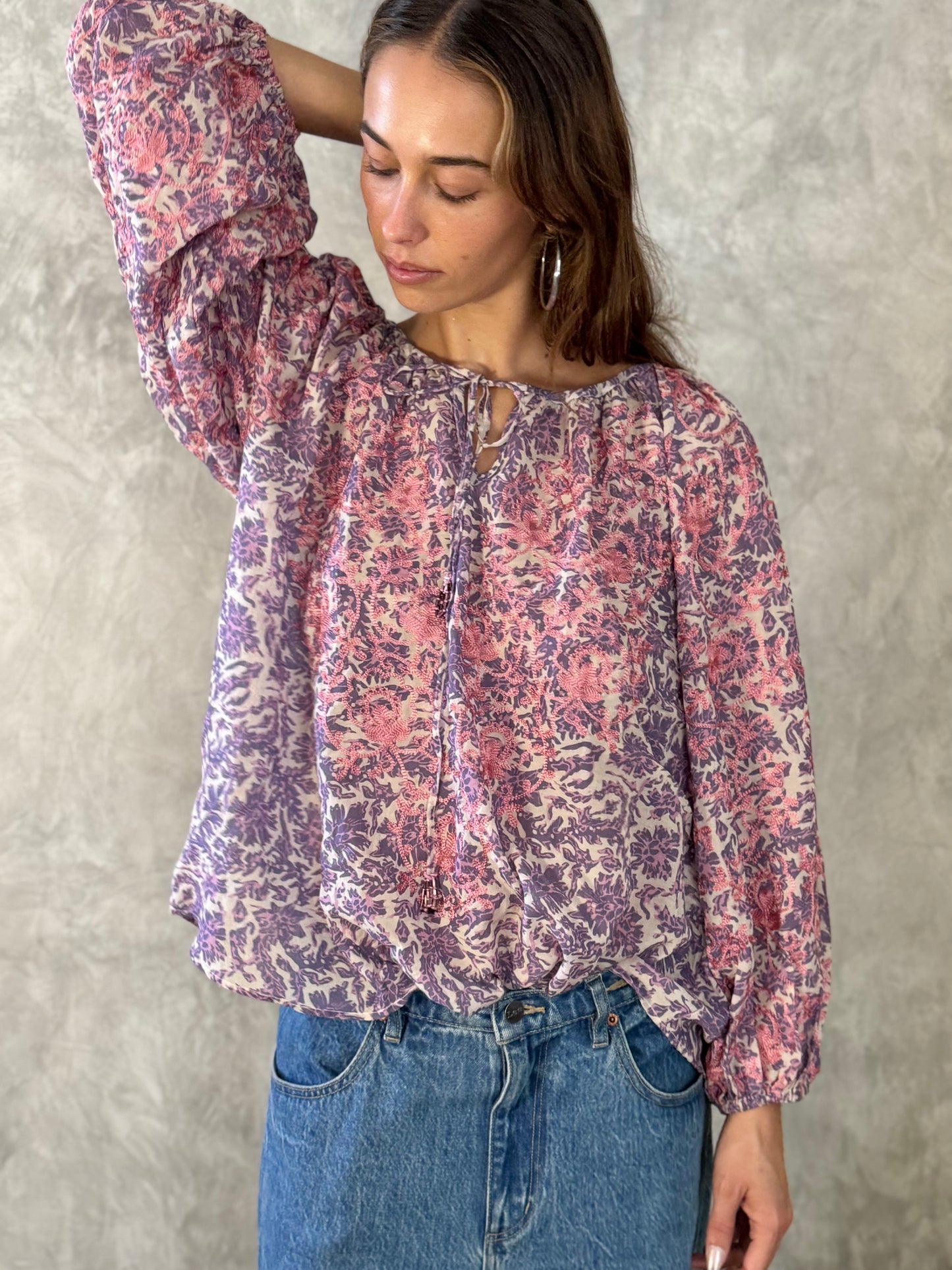 Viviana Top - Baingani Lilac