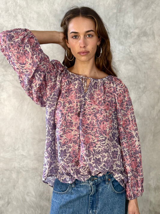 Viviana Top - Baingani Lilac