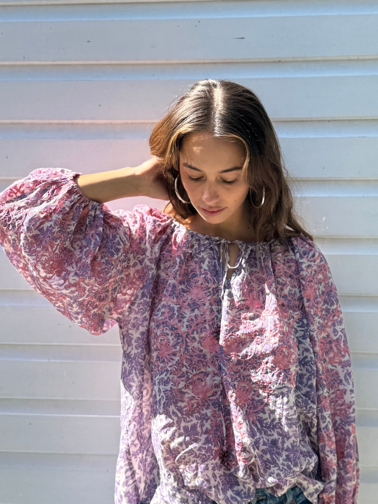 Viviana Top - Baingani Lilac
