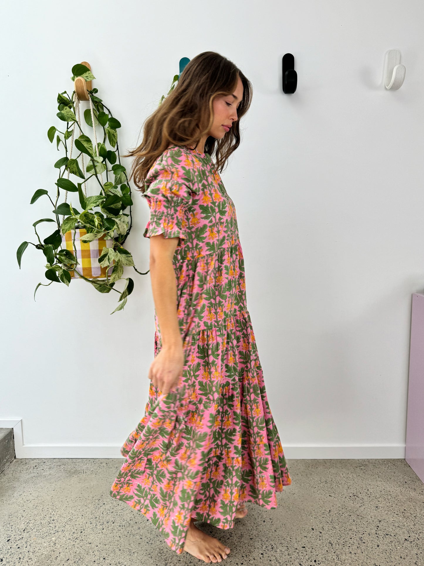 Harriet Dress - Yellow Bells