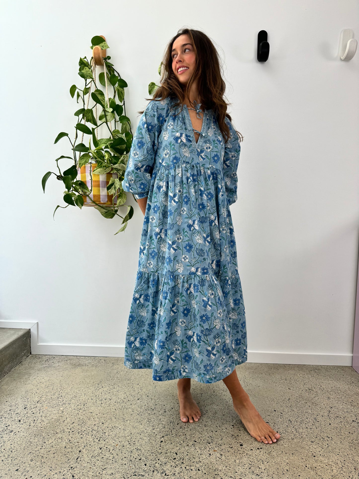 Isla Dress - Blue Bells