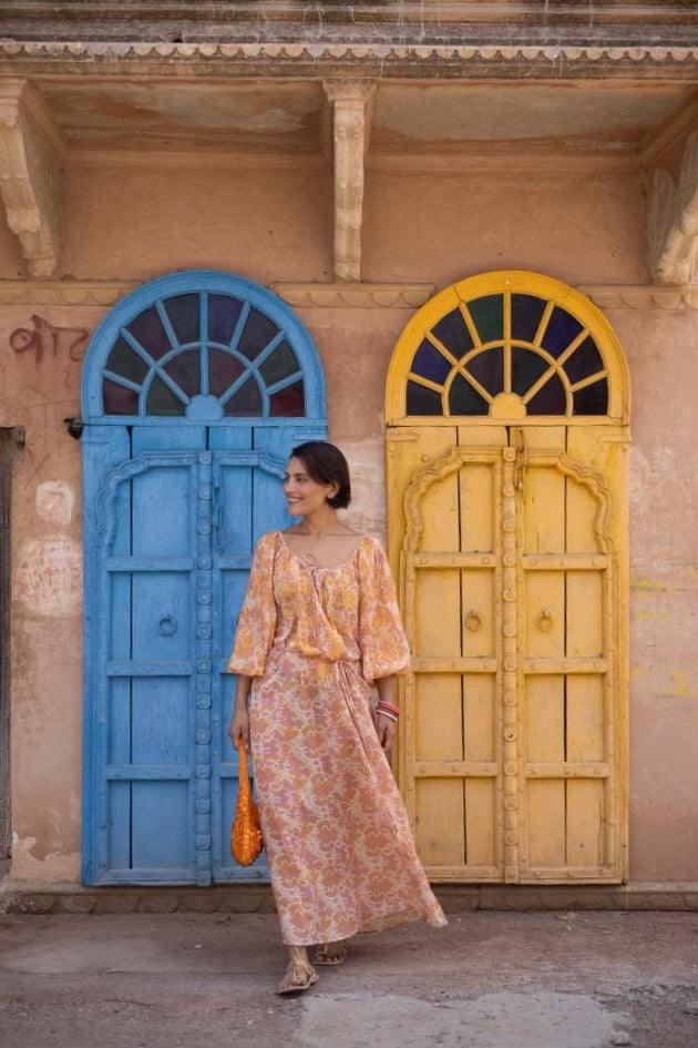 Mandawa Kaftan - Marigold