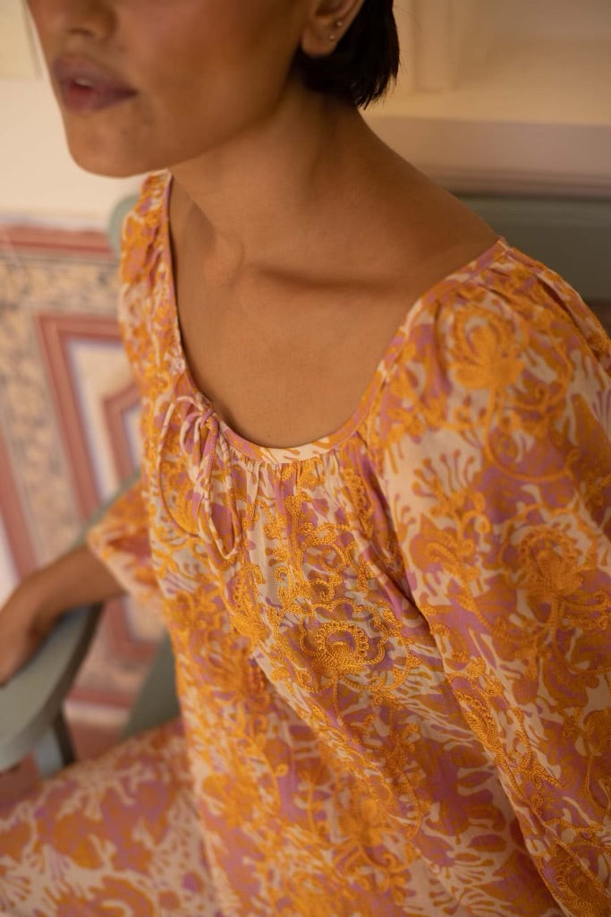 Mandawa Kaftan - Marigold