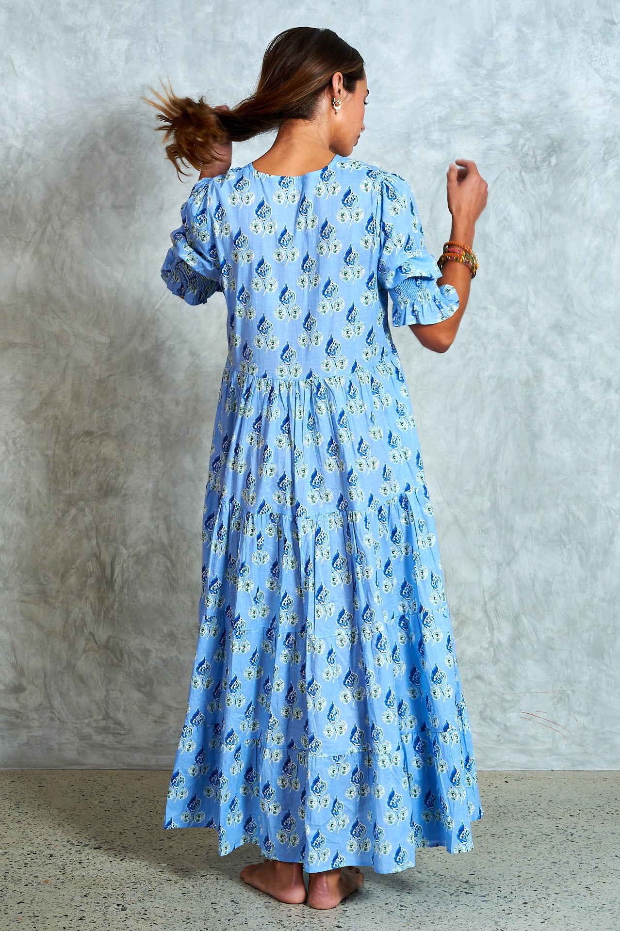 Harriet Dress - Mira Blue