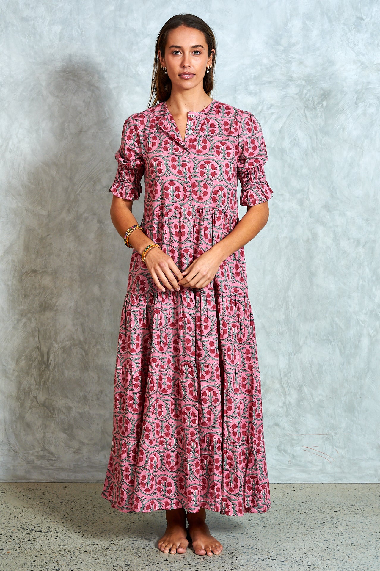 Harriet Dress - Alina Pink