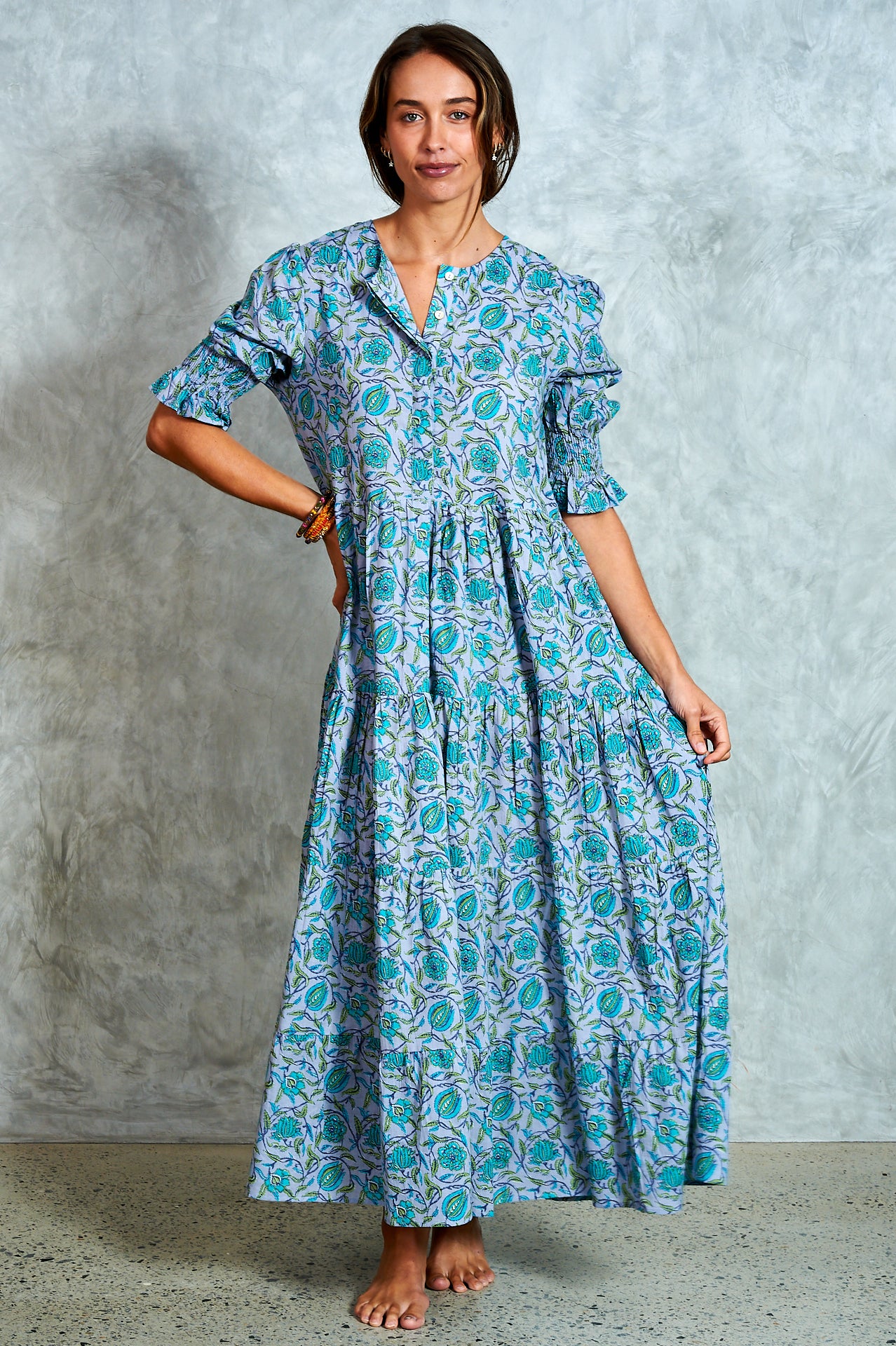 Harriet Dress - Anaya Green