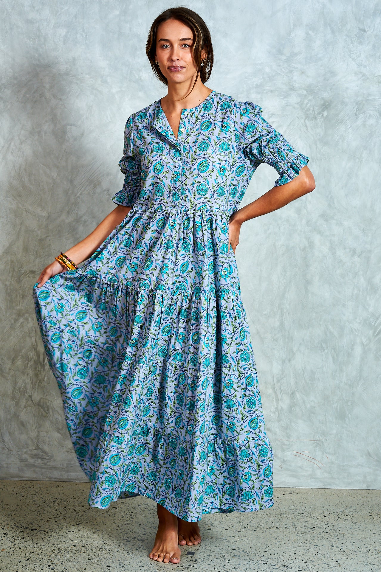 Harriet Dress - Anaya Green