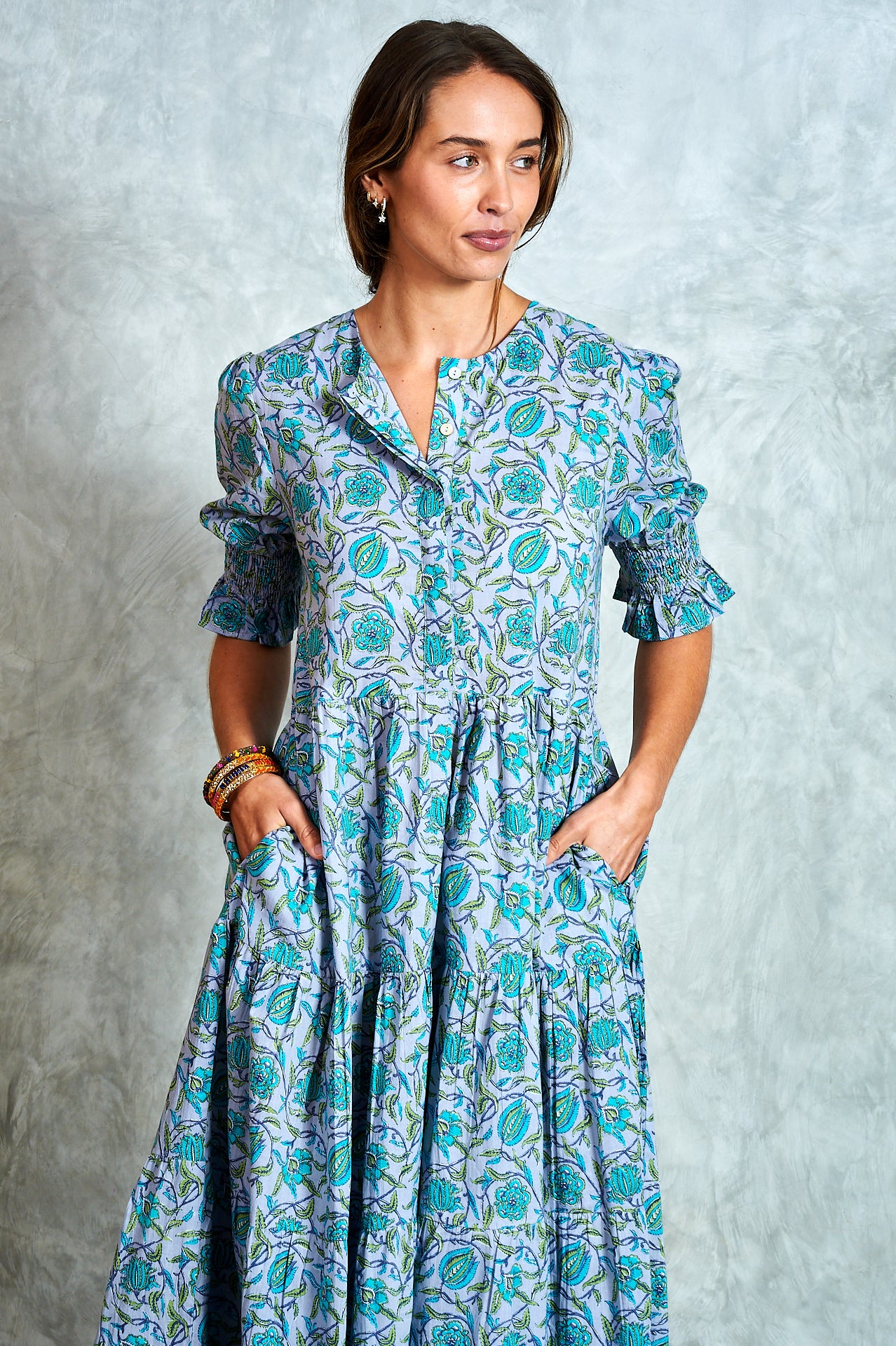 Harriet Dress - Anaya Green