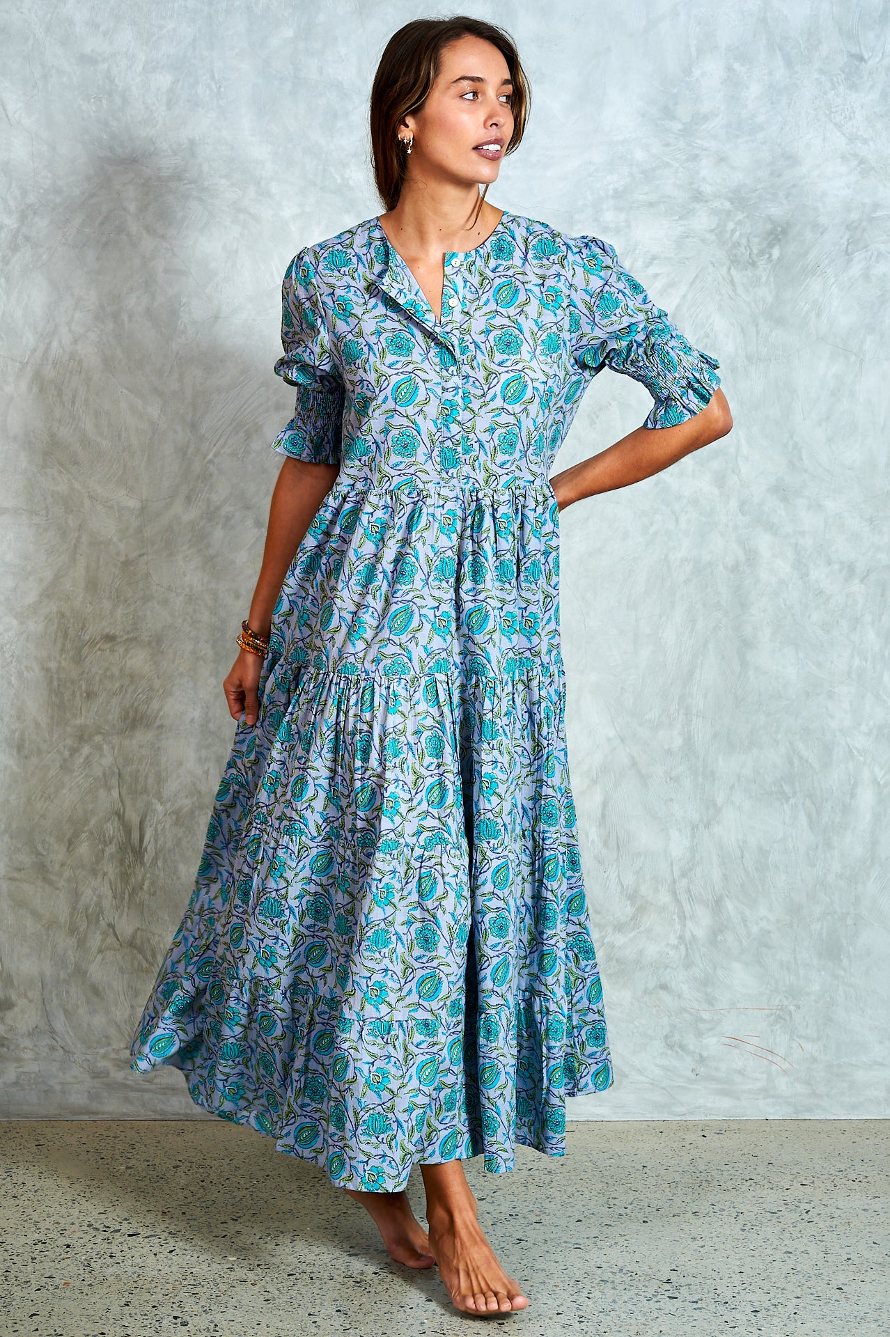 Harriet Dress - Anaya Green
