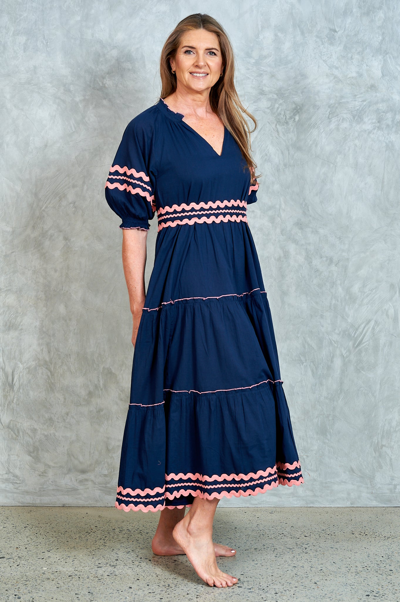 Sarita Dress – Indigo Ric Rac