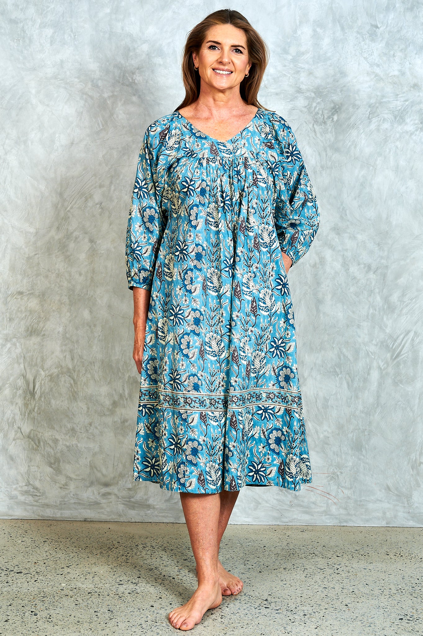 Sarina Dress - Blue