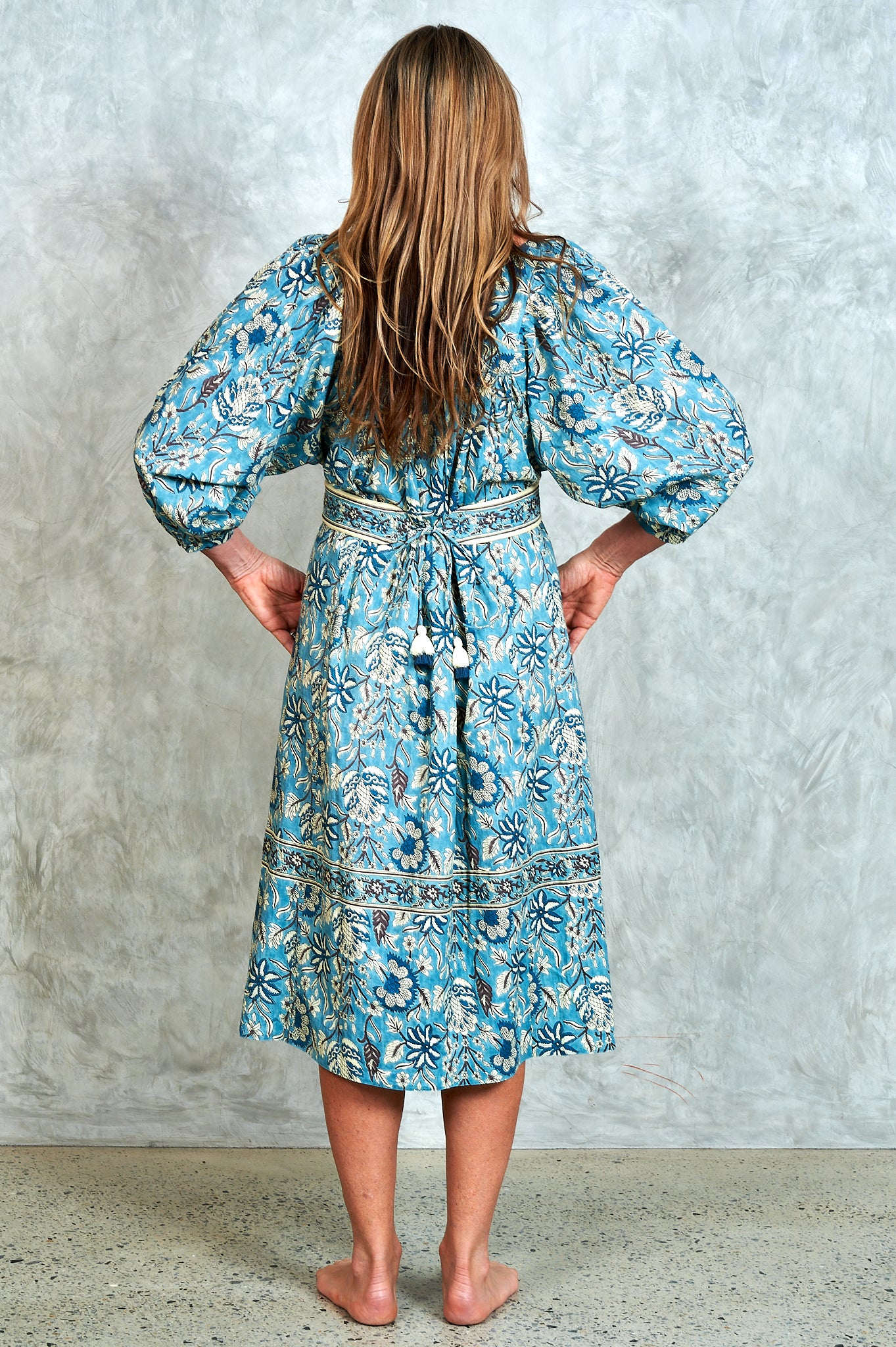 Sarina Dress - Blue