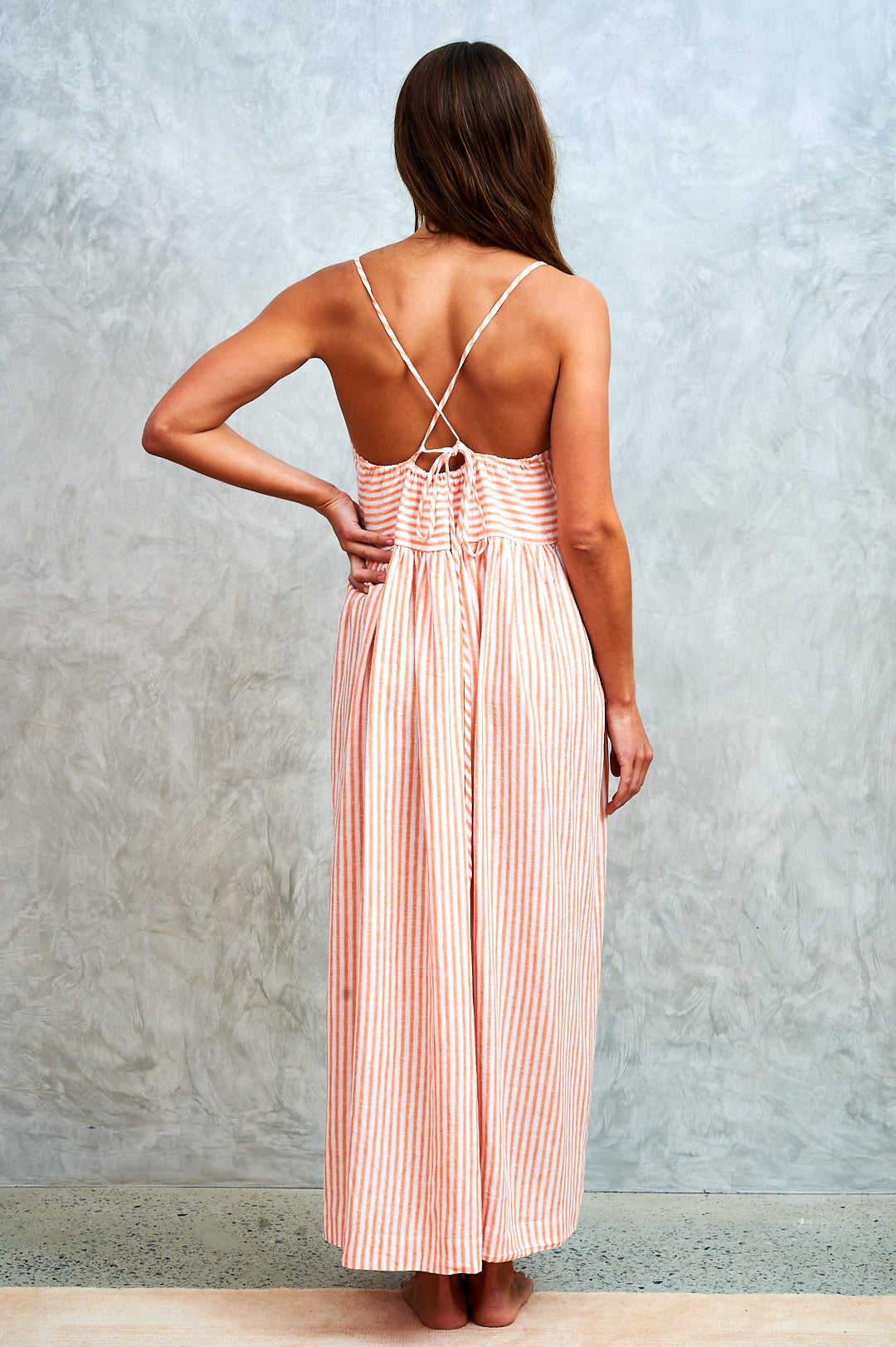 Ella Dress - Sorbet Stripe