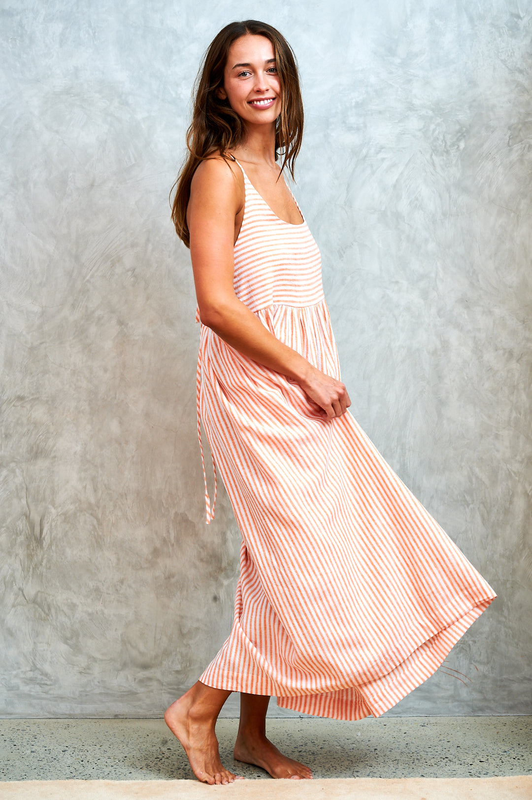 Ella Dress - Sorbet Stripe