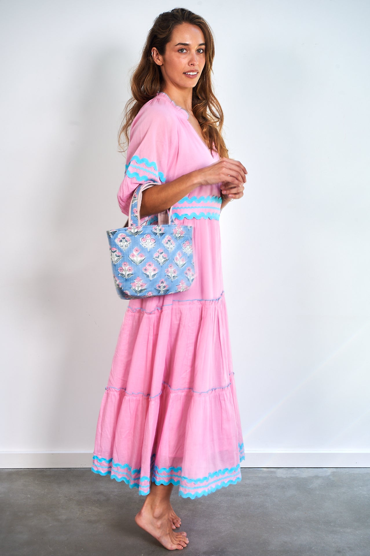 Sarita Dress – Pink Ric Rac