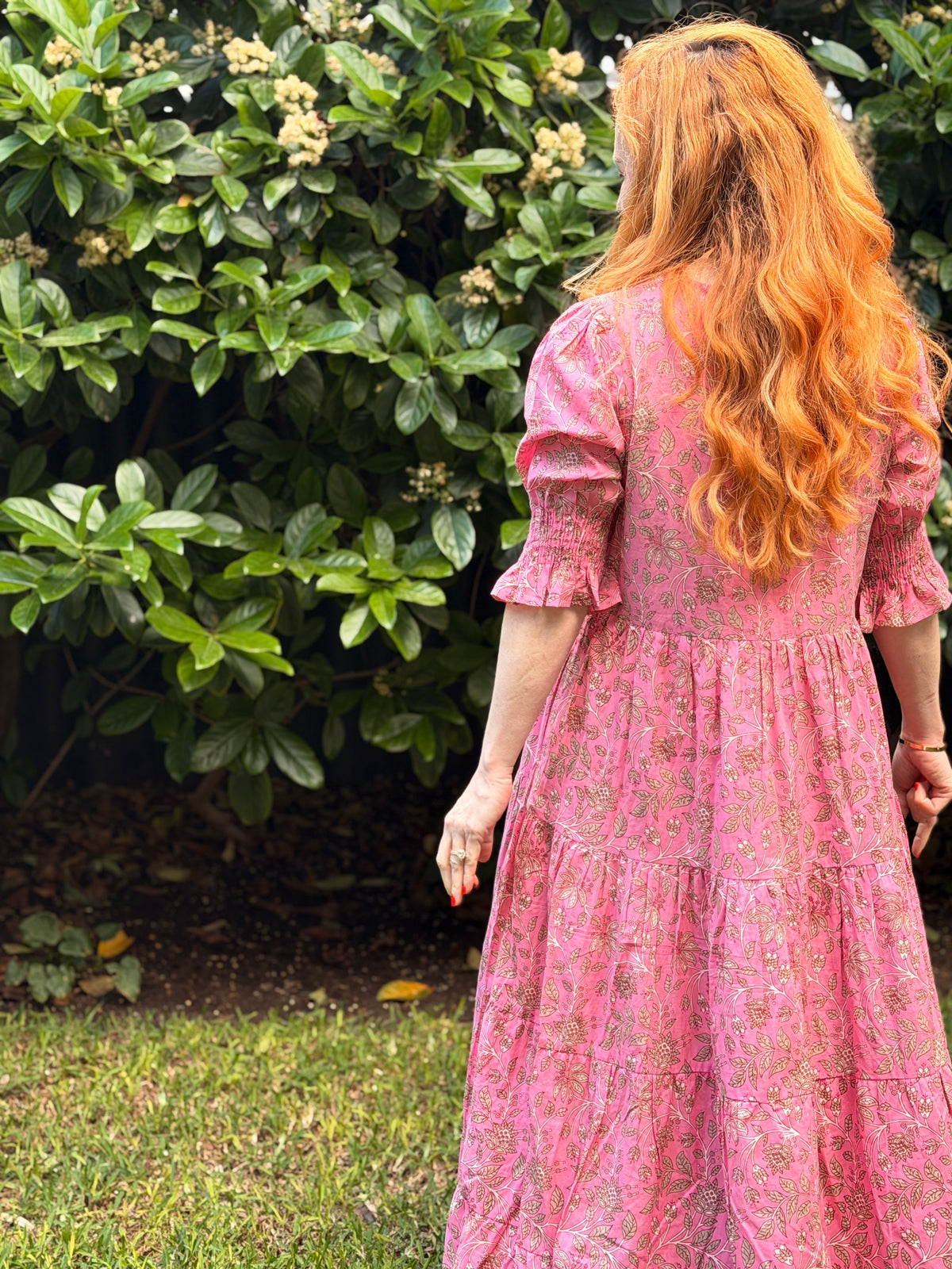 Harriet Dress - Pink Anoki