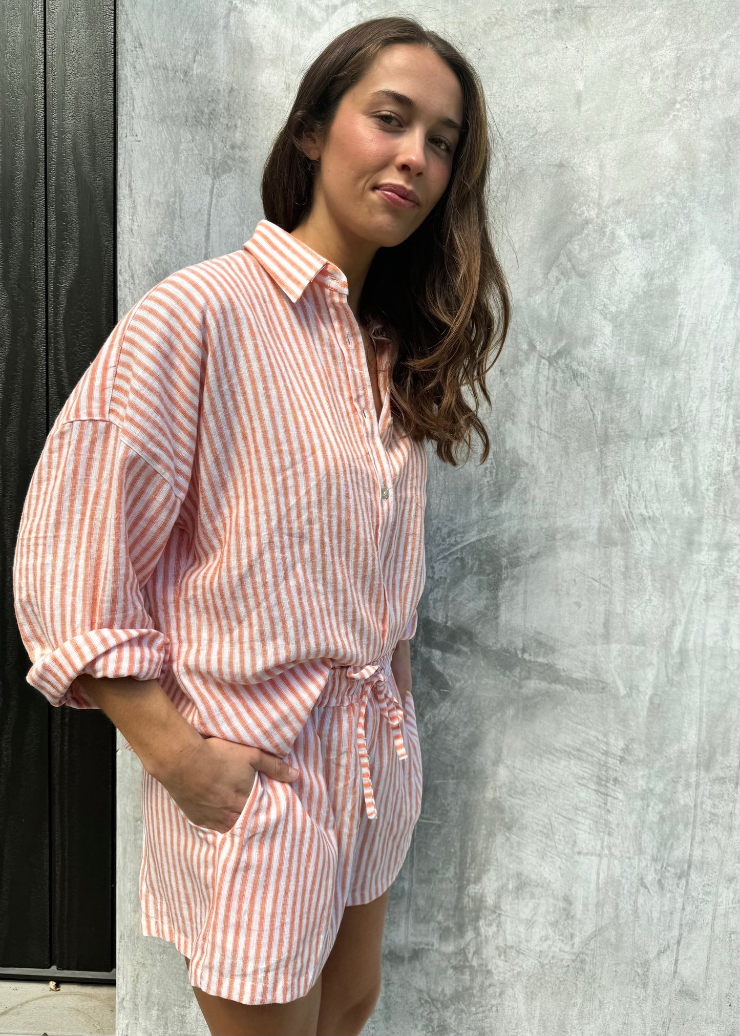 Gracie Shirt - Sorbet Stripe