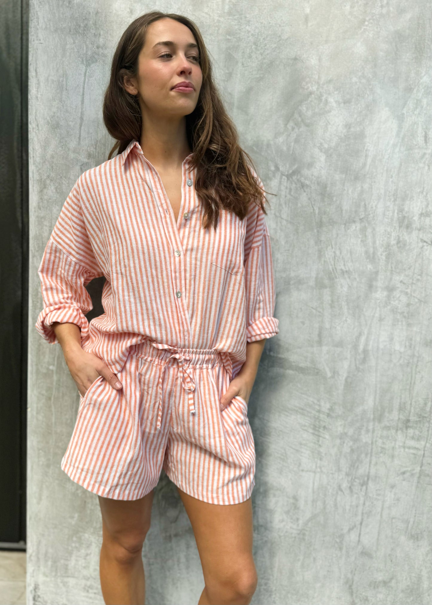 Gracie Shirt - Sorbet Stripe