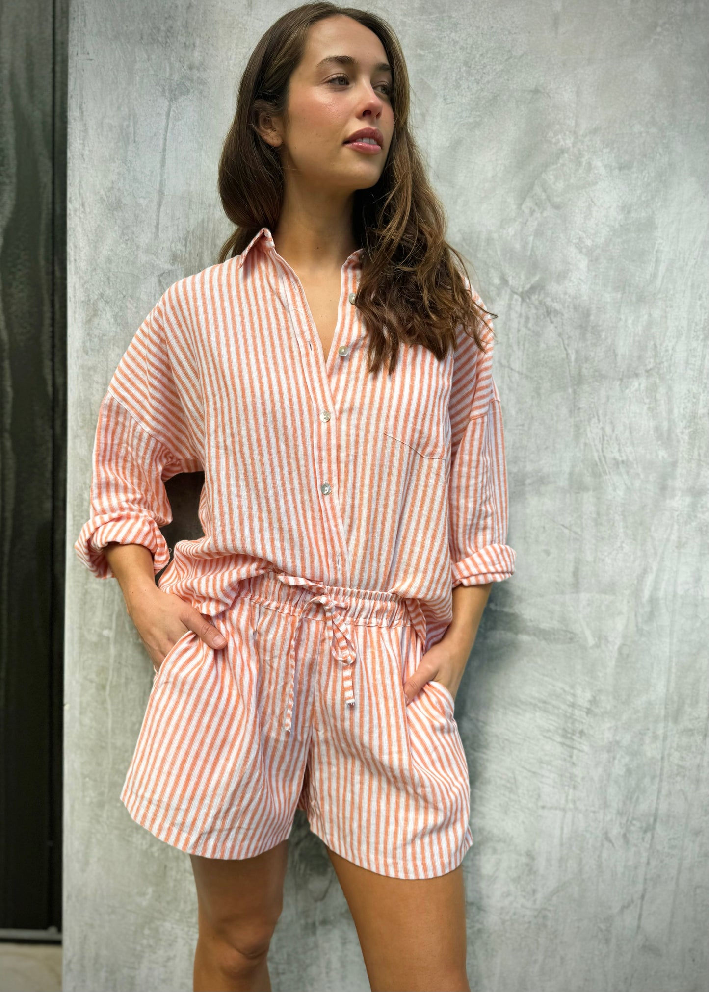 Gracie Shirt - Sorbet Stripe