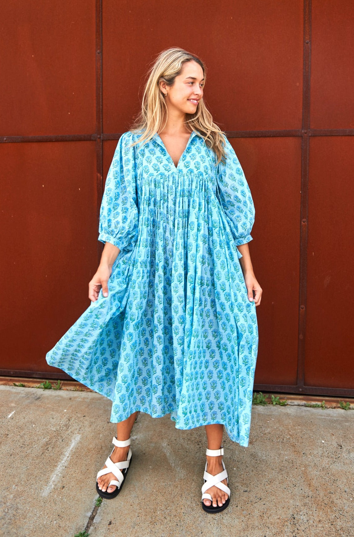 Sara Dress - Hydrangea
