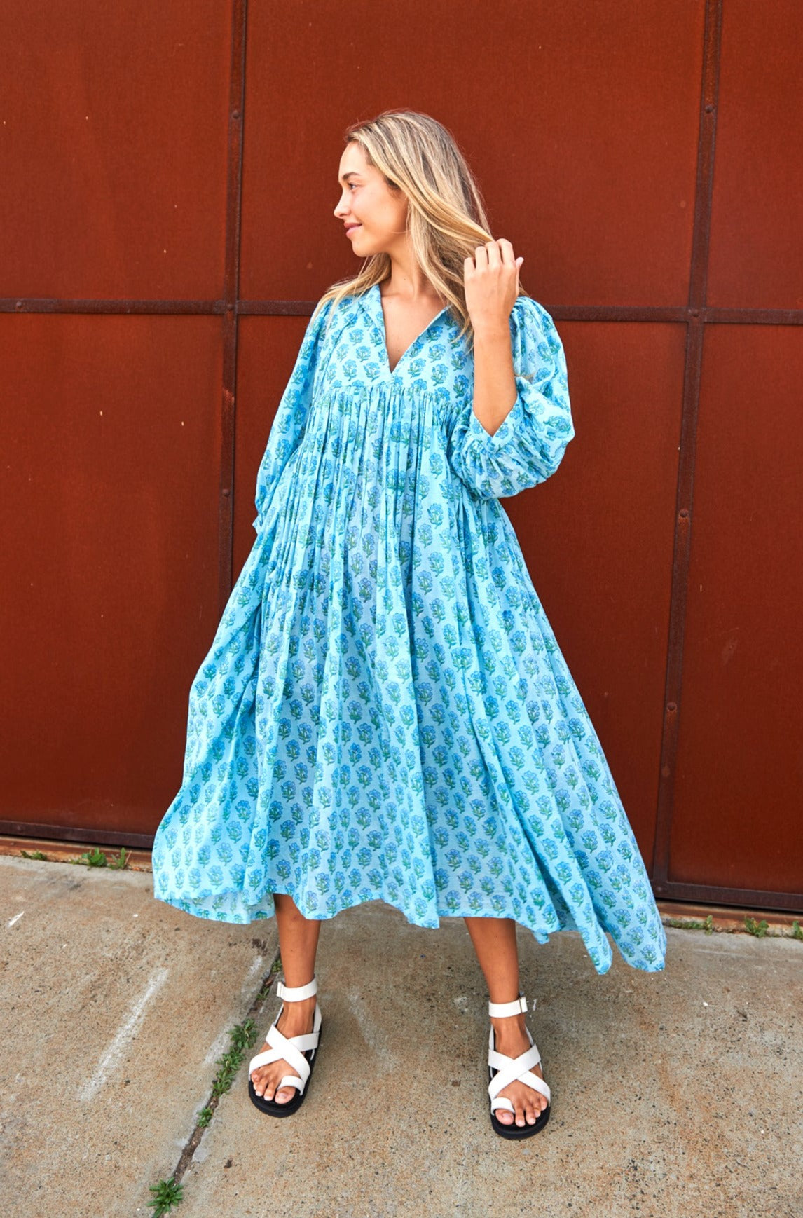 Sara Dress - Hydrangea